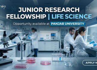Junior Research Fellowship at Panjab University – Life Science Jobs Opportunity | Salary Up To ₹44,400 per month Junior Research Fellowship at Panjab University | Life Science