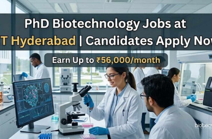 PhD Biotechnology Jobs at IIT Hyderabad | Candidates Apply Now