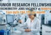 Junior Research Fellowship at Manipal | Biochemistry Jobs