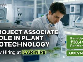 Plant Biotechnology Jobs at ICAR-NIPB | Project Associate Role
