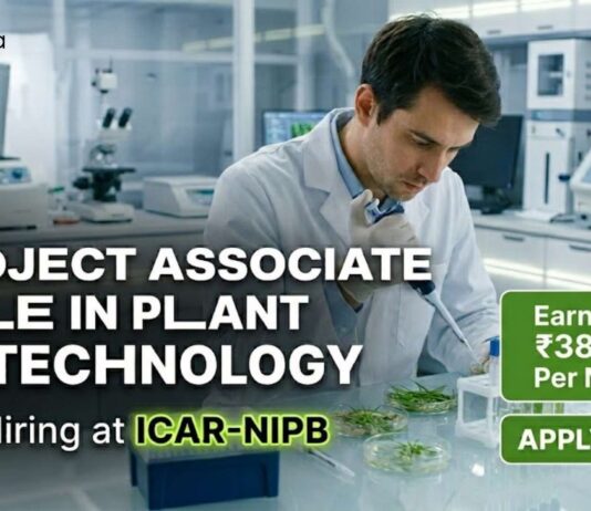 Plant Biotechnology Jobs at ICAR-NIPB | Project Associate Role