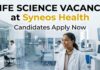 Life Science Vacancy at Syneos Health | Candidates Apply Now