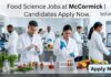 Food Science Jobs at McCormick | Candidates Apply Now