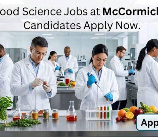 Food Science Jobs at McCormick | Candidates Apply Now