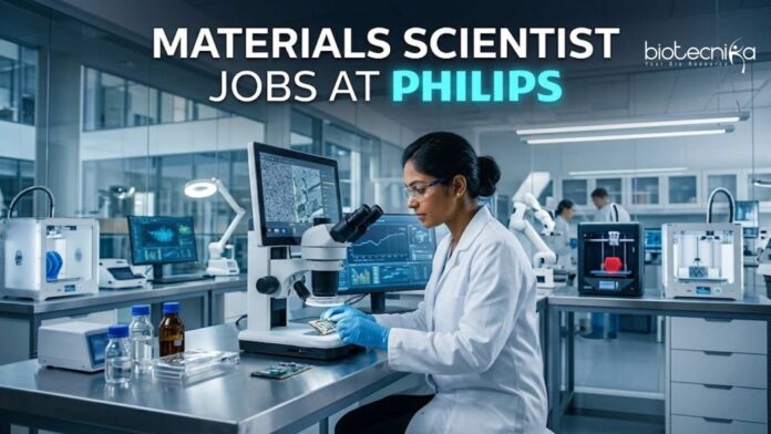 Materials Scientist Jobs at Philips | Candidates Apply Now