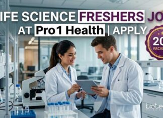 200 Openings! Life Science Freshers Walk-in Jobs at Pro1 Health – Apply Now Life Science Freshers Jobs at Pro1 Health | Candidates Apply Now