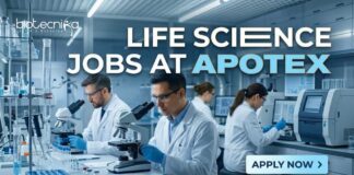 Life Science Jobs at Apotex | Candidates Apply Now