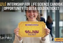 Nestlé Internship For Life Science Candidates | Get a Golden Ticket