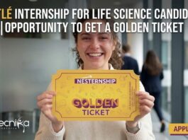 Nestlé Internship For Life Science Candidates | Get a Golden Ticket