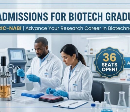 PhD Admissions for Biotech Grads at BRIC-NABI | 36 Seats Open!