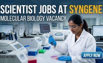 Associate Scientist Jobs at Syngene – Molecular Biology Careers in Bangalore Scientist Jobs at Syngene | Molecular Biology Vacancy | Apply Now