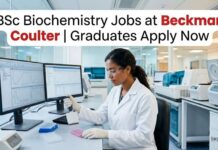 BSc Biochemistry Jobs at Beckman Coulter | Graduates Apply Now