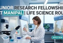Junior Research Fellowship Opportunity at MAHE Manipal | Life Science Careers 2026 Junior Research Fellowship at MAHE | Life Science Role | Apply