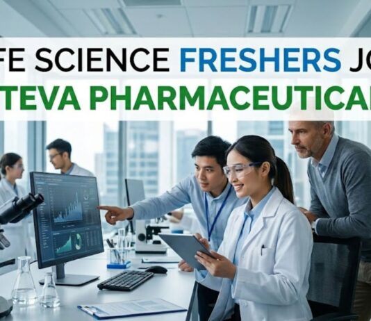 Life Science Freshers Job at Teva Pharmaceuticals | Grads Apply
