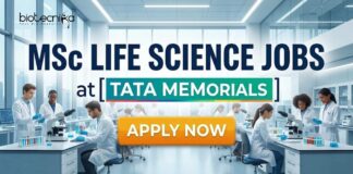 MSc Life Science Jobs at TATA Memorials | Candidates Apply Now
