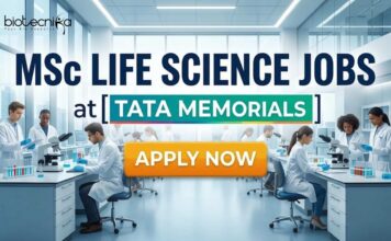 TATA Project Vacancy: MSc Life Science Jobs in Cancer Research – Apply Now! MSc Life Science Jobs at TATA Memorials | Candidates Apply Now