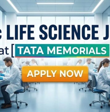TATA Project Vacancy: MSc Life Science Jobs in Cancer Research – Apply Now! MSc Life Science Jobs at TATA Memorials | Candidates Apply Now