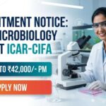 MSc Microbiology Jobs at ICAR CIFA | Candidates Apply Now