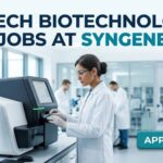 M Tech biotechnology Jobs at Syngene | Candidates Apply Now