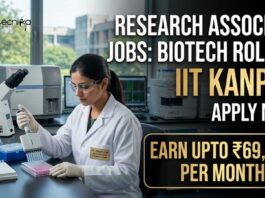 Research Associate Jobs at IIT Kanpur | Biotech Role | Apply Now