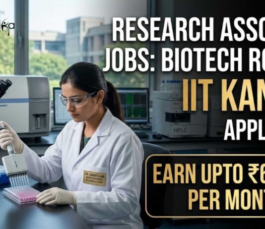 Research Associate Jobs at IIT Kanpur | Biotech Role | Apply Now