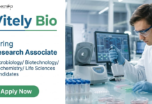 Research Associate Jobs at Vitely Bio | Life Sciences Candidates Apply Now Vitely Bio Hiring Research Associates in Ahmedabad: Apply Now for Life Sciences Jobs in CRO with Microbiology & Bioanalytical Lab Experience.