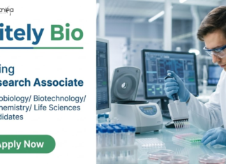 Research Associate Jobs at Vitely Bio | Life Sciences Candidates Apply Now Vitely Bio Hiring Research Associates in Ahmedabad: Apply Now for Life Sciences Jobs in CRO with Microbiology & Bioanalytical Lab Experience.