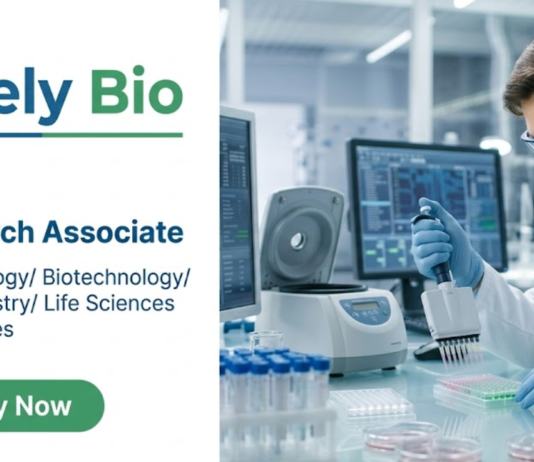 Vitely Bio Hiring Research Associates in Ahmedabad: Apply Now for Life Sciences Jobs in CRO with Microbiology & Bioanalytical Lab Experience.