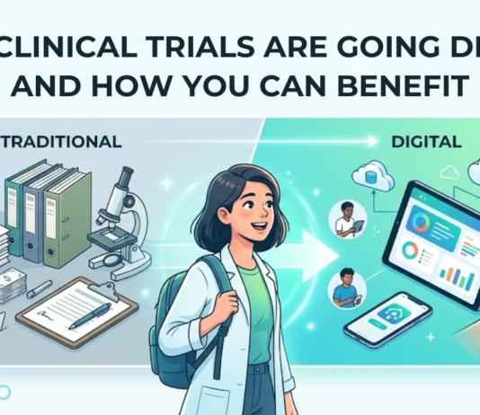 Clinical trials going digital with remote monitoring, wearable devices, and virtual patient participation in modern clinical research