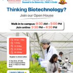 Thinking about Biotechnology? Experience It First at TERI SAS Open House Explore Biotechnology at TERI SAS Open House. Visit Campus or Join Online, Discover Courses, Interact with Experts, and Plan your Future.