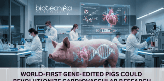 Scientists develop first LXRα gene-edited pigs, advancing cardiovascular research and enabling better study of heart disease and therapies.
