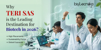 Discover Why TERI SAS is the Leading Destination for Biotech in 2026; Top Placements, Global Exposure, and Sustainability-Focused Education.