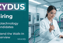 Attend Zydus Walk-in-Interview for Biotechnology Jobs in Production Roles. Hiring for USP, DSP, QMS Roles in Ahmedabad.