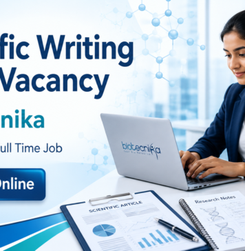 Scientific Writing Intern Vacancy at Biotecnika Leading to Full Time Job – Apply Online