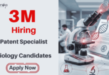Biology Jobs at 3M – Apply Now for Patent Specialist Role 3M Careers hiring Patent Specialist in Bangalore. Apply for Biology Jobs and Build a Career in Patent Analysis and Innovation Research.