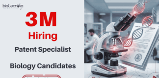 Biology Jobs at 3M – Apply Now for Patent Specialist Role 3M Careers hiring Patent Specialist in Bangalore. Apply for Biology Jobs and Build a Career in Patent Analysis and Innovation Research.