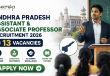 Andhra Pradesh Assistant & Associate Professor Recruitment 2026 | 13 Vacancies Andhra Pradesh Assistant & Associate Professor Recruitment 2026 13 Vacancies. Apply for Associate Faculty Jobs at Andhra University 2026 for Biotechnology, Microbiology, Biochemistry, & More.