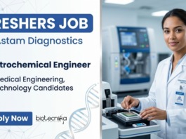 Hiring Freshers at Astam!! Apply Now for Biomedical & Biotechnology Jobs Astam Diagnostics Hiring Freshers: Explore Biomedical Engineering & Biotechnology Job Opportunities in Biosensor R&D.