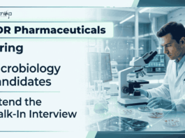 Microbiology Freshers Jobs at BD Pharmaceuticals | Walk-In Interview BDR Pharmaceuticals announced Apprentice Jobs for Microbiology freshers and professionals through walk-in drive in Gujarat.