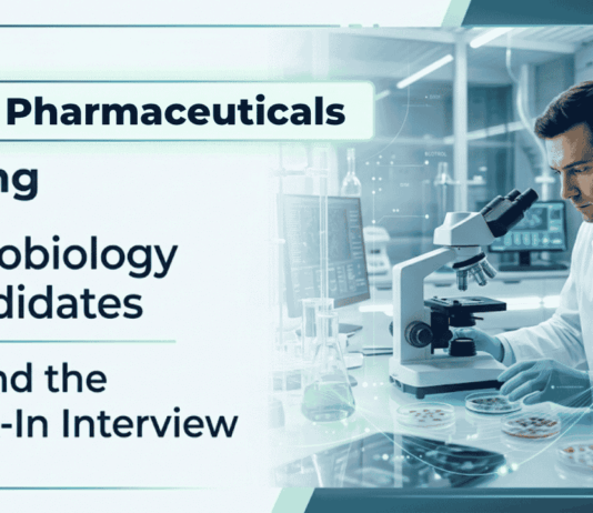 Microbiology Freshers Jobs at BD Pharmaceuticals | Walk-In Interview BDR Pharmaceuticals announced Apprentice Jobs for Microbiology freshers and professionals through walk-in drive in Gujarat.