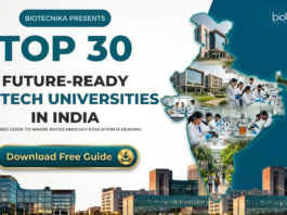 Free Guide to the Top 30 Biotech Universities in India 2026. Compare the Best Biotech Colleges by Tier, Fees, Programs, And Career Outcomes.