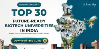 Free Guide to the Top 30 Biotech Universities in India 2026. Compare the Best Biotech Colleges by Tier, Fees, Programs, And Career Outcomes.