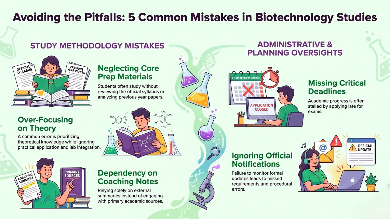 Common Mistakes Biotechnology Students Make