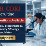 Attend the Walk-In Interview at CSIR-CDRI for Life Sciences Research Jobs Apply for Research Jobs at CSIR CDRI Recruitment. Walk-In Interview for Life Sciences Career Aspirants. Multiple Positions Available.