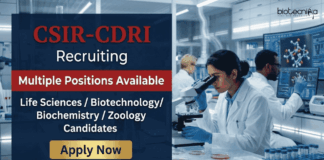 Attend the Walk-In Interview at CSIR-CDRI for Life Sciences Research Jobs Apply for Research Jobs at CSIR CDRI Recruitment. Walk-In Interview for Life Sciences Career Aspirants. Multiple Positions Available.