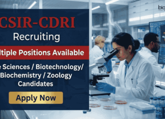 Attend the Walk-In Interview at CSIR-CDRI for Life Sciences Research Jobs Apply for Research Jobs at CSIR CDRI Recruitment. Walk-In Interview for Life Sciences Career Aspirants. Multiple Positions Available.