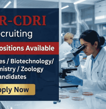 Attend the Walk-In Interview at CSIR-CDRI for Life Sciences Research Jobs Apply for Research Jobs at CSIR CDRI Recruitment. Walk-In Interview for Life Sciences Career Aspirants. Multiple Positions Available.