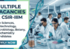 Life Sciences Govt Research Job Vacancies for Multiple Posts at CSIR-IIIM | Apply Now Life Sciences Career: CSIR-IIIM Recruitment Announced Research Jobs for Life Sciences, Biotech & Botany. Apply Online Before May 20.