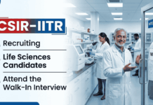Project Associate Jobs at CSIR IITR | Life Sciences Graduated Attend the Walk-In Interview CSIR IITR Recruitment: Apply for Project Associate Jobs-Life Sciences, Biotechnology, Microbiology & Toxicology Research positions.