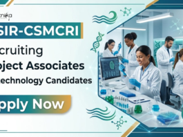 Apply for Project Associate Jobs under CSIR CSMCRI Recruitment. Build your Biotechnology Career in Top Government Research Projects.